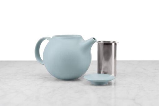 Porcelain Teapot with Stainless Steel Infuser - 17oz